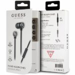 Guess słuchawki GUEPWIBK black&silver 3,5mm - imagine 2