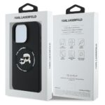 Karl Lagerfeld KLHMP16LSKCHTCK iPhone 16 Pro 6.3" black hardcase Silicone Karl&Choupette Head - imagine 8