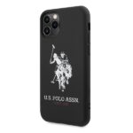 US Polo USHCN65SLHRBK iPhone 11 Pro Max black Silicone Collection - imagine 2