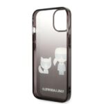 Karl Lagerfeld KLHCP14XTGKCK iPhone 14 Pro Max 6,7" hardcase black Gradient Ikonik Karl & Choupette - imagine 7