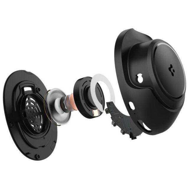 Over-ear Headphones Spigen SA2403 ANC PRO black - imagine 3