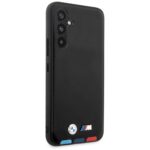 Case BMW BMHCSA5422PTDK A54 black Leather Stamp Tricolor - imagine 4