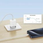 USAMS Charger 1xUSB-C T65 PD20WPD Fast Charging US-CC226 + Cable USB-C/USB-C US-SJ711 60W white - imagine 6