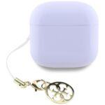 TWS headphones Guess Glossy Effect Printed Classic Logo & Charm lavender - imagine 4