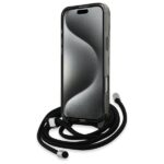 Karl Lagerfeld KLHMP16XHCKCKLCK iPhone 16 Pro Max 6.9" black hardcase IML Crossbody Monogram Karl - imagine 4