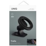 UNIQ magnetic holder Trelix Car Dash Mount midnight black - imagine 7