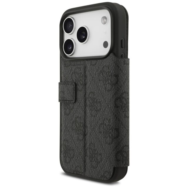 Guess Book 4G Metal Logo Case for iPhone 17 Pro Black - imagine 5