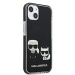 Karl Lagerfeld KLHCP13MTPEKCK iPhone 13 / 14 / 15 6,1" hardcase black Karl&Choupette - imagine 4