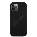 Guess GUHCP12MLSVSBK iPhone 12/12 Pro6,1" black hardcase Script Vintage - imagine 3