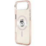 Karl Lagerfeld IML Choupette Sketch Logo MagSafe Case for iPhone Air Pink - imagine 6