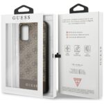 Guess GUHCS67G4GLBR S20+ G985 brown hard case 4G Stripe Collection - imagine 7