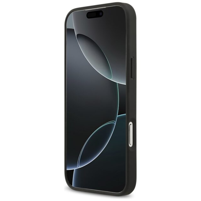 Case Mercedes Leather Large Laurel Leave MagSafe for iPhone 17 Pro Max antracyt - imagine 5