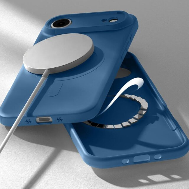 Mercury Semi-Silicone MagSafe Case for iPhone Air Stone - imagine 2