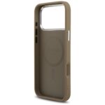 Case Guess Grained Triangle Logo MagSafe for iPhone 17 Pro Max brown - imagine 7