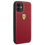 Ferrari FESPEHCP12SRE iPhone 12 mini  5,4" red hardcase On Track Perforated - imagine 4