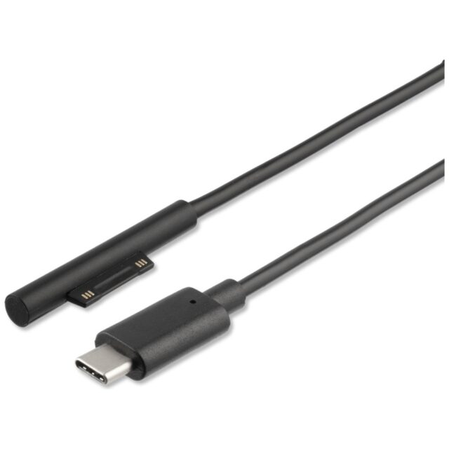 Cable 4smarts Connect Cable USB-C 5A 1m for Microsoft Surface black - imagine 3