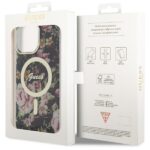 Guess GUHMP14XHCFWSK iPhone 14 Pro Max 6.7" black hardcase Flower MagSafe - imagine 8