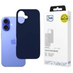 3MK Silicone Case iPhone 16 6.1" dark navy