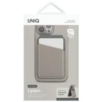 UNIQ Lyden DS magnetic wallet RFIDi phone stand beige-green/ivory-lichen green - imagine 6
