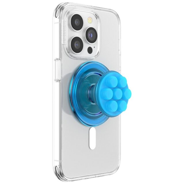 Uchwyt i podstawka do telefonu            Popsockets Translucent FG-Popper MagSafe niebieski 807325 - imagine 5