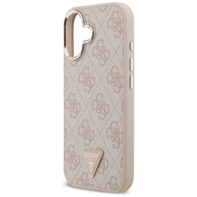 Case Guess 4G Triangle Logo MagSafe for iPhone 17 pink gold - imagine 6