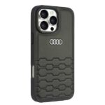Audi Synthetic Leather iPhone 16 Pro Max 6.9" black hardcase AU-TPUPCIP16PM-GT/D2-BK - imagine 3