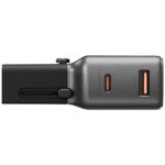 Wall charger Energea TravelGo Adapter 35 USB-A/USB-C 35W graphite-black - imagine 3