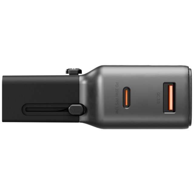 Wall charger Energea TravelGo Adapter 35 USB-A/USB-C 35W graphite-black - imagine 3