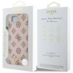 Case Guess Peony Script Logo MagSafe for iPhone 16e brown - imagine 8