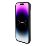 BMW BMHMP15SSLLBK iPhone 15 / 14 / 13 6.1" black Magsafe hardcase Signature Logo Imprint - imagine 5