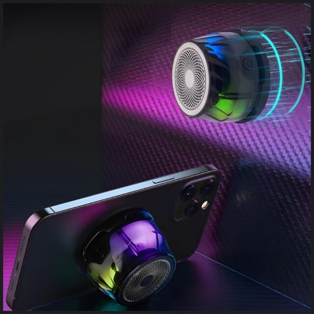 Bluetooth Speaker 4smarts SoundCharge compatible with MagSafe black - imagine 3