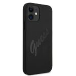 Guess GUHCP12SLSVSBK iPhone 12 mini 5,4" black hardcase Script Vintage - imagine 4