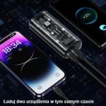 USAMS power bank 9000mAh PD 20W QC3.0+PD dual-port Fast Charge black 10KCD18901 (US-CD189) - imagine 9