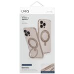 Case UNIQ Swivix for iPhone 16 Pro Max 360 Rotating Kickstand gold - imagine 4