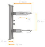 Mimosa N5-45X2 | Sector antenna | 19dBi, 45st, 4,9-6,4 GHz, 2x N-female - imagine 3
