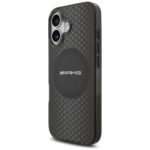 Case AMG Double Layer Transparent        Graphics MagSafe for iPhone 17 black - imagine 2