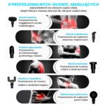 Extralink Massage Gun Lite | Massage Gun | 3200 RPM, 6 interchangeable tips - imagine 2