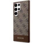 Guess GUHCS23LG4GLBR S23 Ultra S918 brown hardcase 4G Stripe Collection - imagine 2
