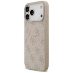 Case Guess 4G Ring Classic Logo MagSafe for iPhone 17 Pro Max pink - imagine 2