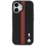 BMW M Perforated Stripe Logo MagSafe Case for iPhone 17 Red - imagine 3