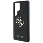 Case Guess Grained Big 4G Logo Small Classic Logo to Samsung Galaxy S25 Ultra black - imagine 6