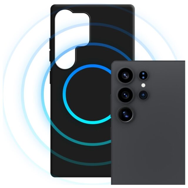 3MK Hardy MagSilicone Case for Samsung Galaxy S25 Ultra Black - imagine 3