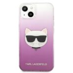 Karl Lagerfeld KLHCP13SCTRP iPhone 13mini 5,4" hardcase pink Choupette Head - imagine 3