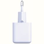 Wall charger 3MK Hyper GaN Charger 20W 1xUSB-A 1XUSB-C PD QC4+ white - imagine 3