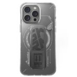 Skinarma case Helio iPhone 16 Pro 6.3" Magnetic Charging + Grip Stand titanium - imagine 2