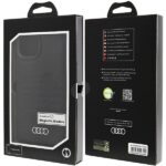 Audi Synthetic Leather MagSafe iPhone 15 Plus / 14 Plus 6.7" black hardcase AU-TPUPCMIP15M-GT/ - imagine 7