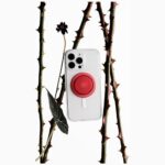 Uchwyt i podstawka do telefonu            Popsockets Blanchette Red MagSafe czerwony 808974 - imagine 8