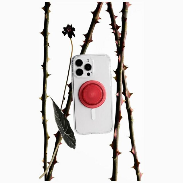 Uchwyt i podstawka do telefonu            Popsockets Blanchette Red MagSafe czerwony 808974 - imagine 8