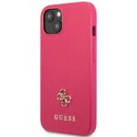 Guess GUHCP13SPS4MF iPhone 13 mini 5,4" pink hardcase Saffiano 4G Small Metal Logo - imagine 2