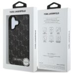 Karl Lagerfeld KLHMP16SPKHPORPK iPhone 16 6.1" black hardcase Hot Stamp Magsafe - imagine 8